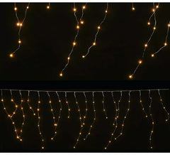 Stringa per tende composta da 300 LED a luce bianca calda