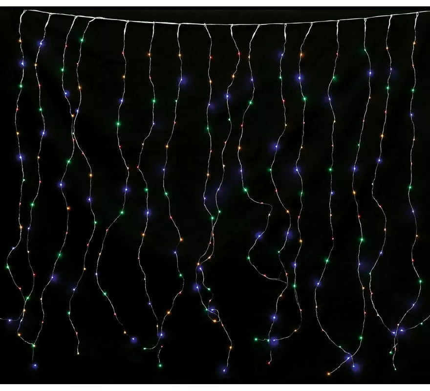 Translation missing: es.Cortina Hilo de 300 Led multicolor