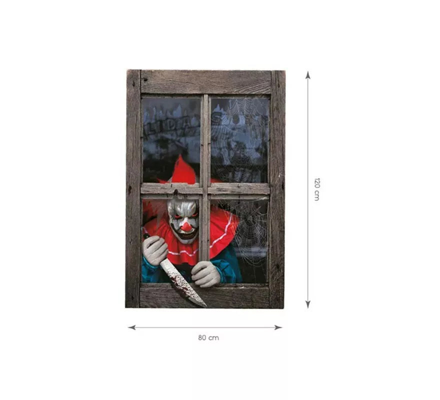 Translation missing: it.Cortina Payaso Asesino de 120x80 cm