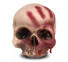 18 cm decorazione teschio macchiato di sangue