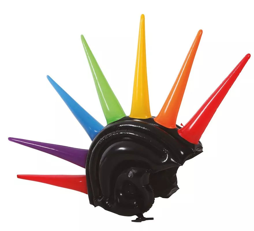 Translation missing: es.Cresta Punk Hinchable Multicolor