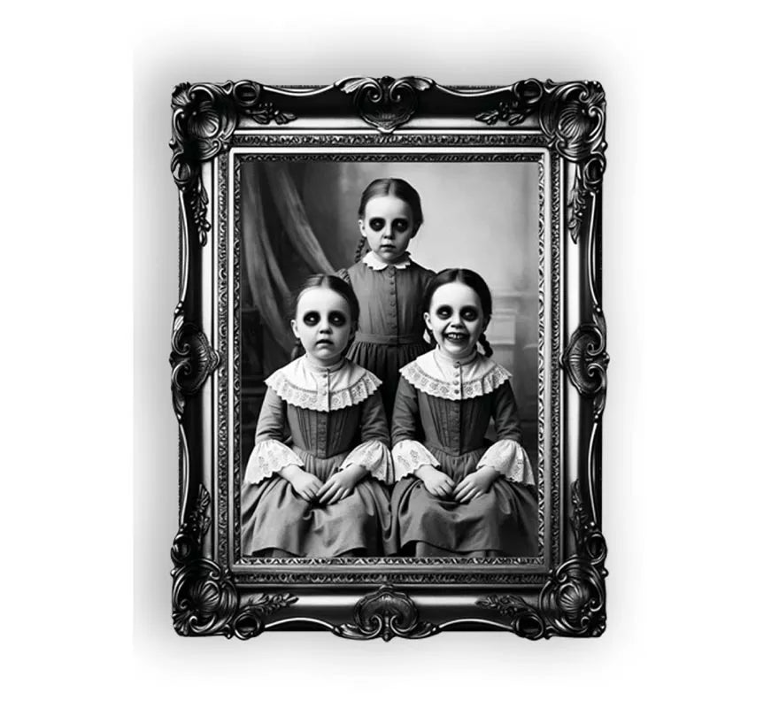 Translation missing: it.Cuadro Adhesivo de Terror Niñas de 58x45 cm