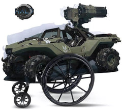 Copertura adattabile per sedia a rotelle Warthog Halo