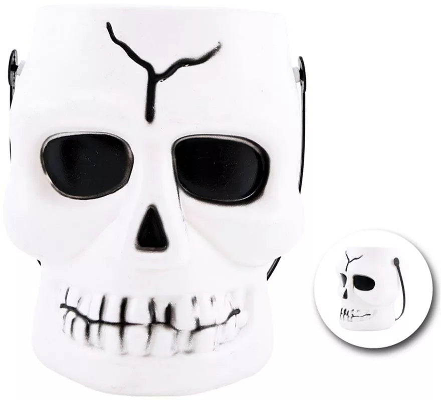 Translation missing: it.Cubo Calavera Blanca de 14x16x17 cm