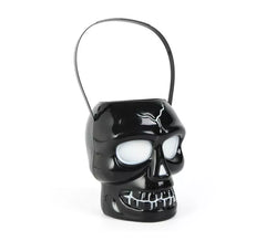 Secchiello Black Skull con manico 12x14x16 cm