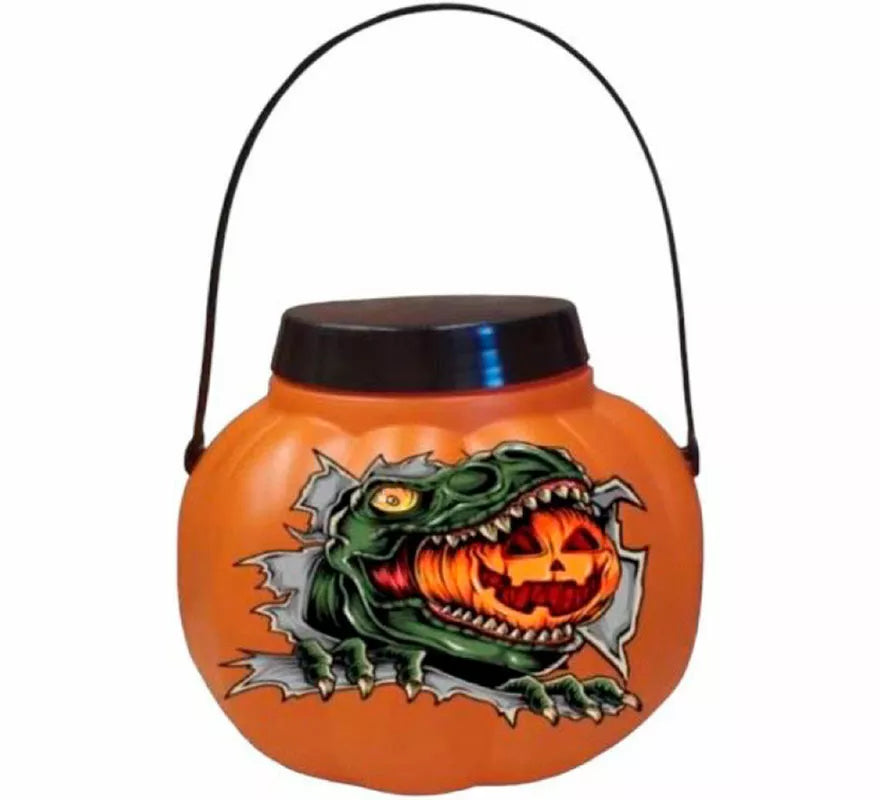 Translation missing: it.Cubo de Calabaza Dinosaurio con Tapa para Caramelos