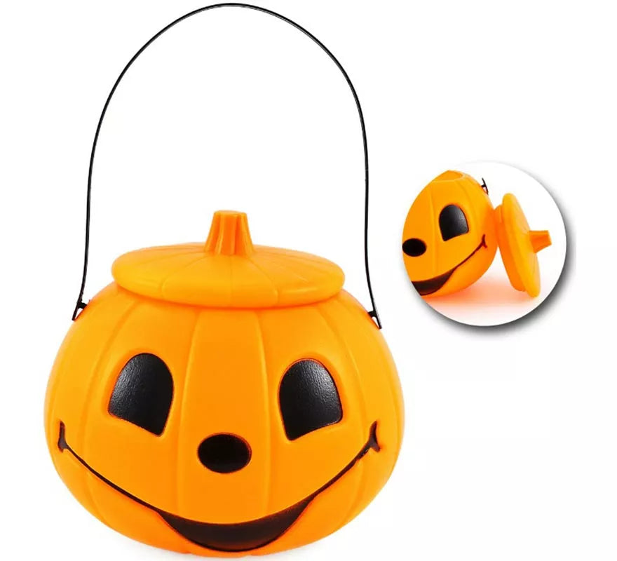 Translation missing: it.Cubo de Calabaza naranja con Tapa