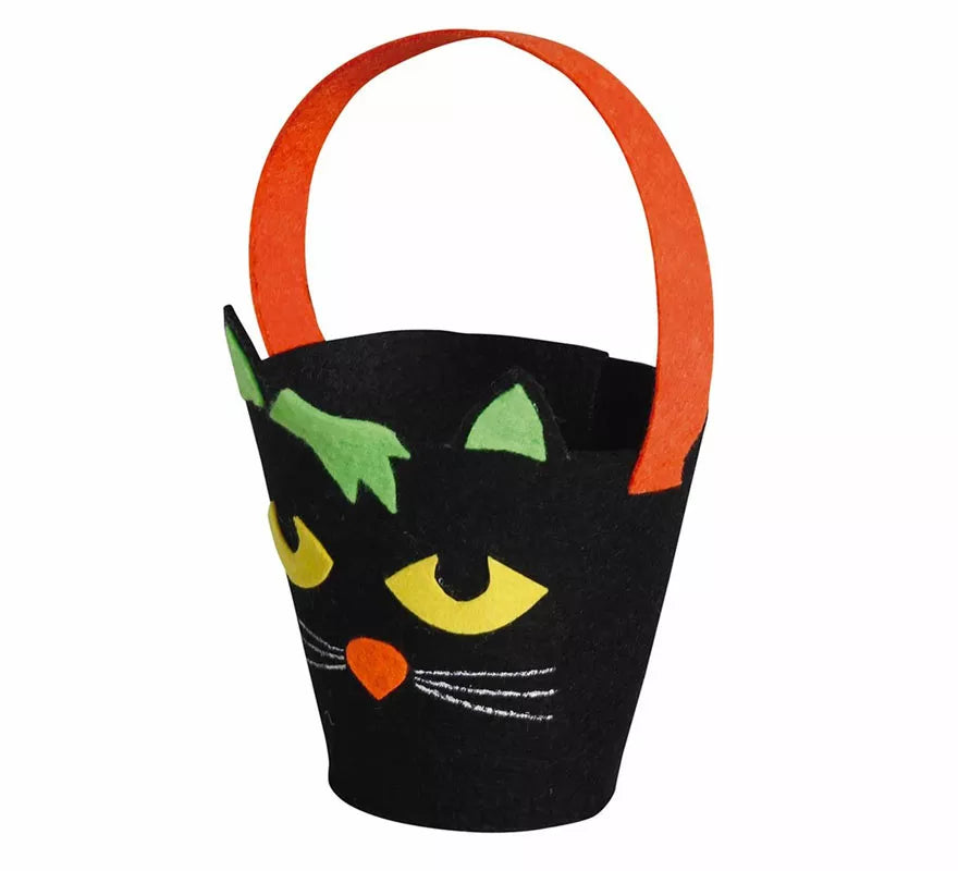 Translation missing: it.Cubo Gato Negro de Fieltro de 20 cm
