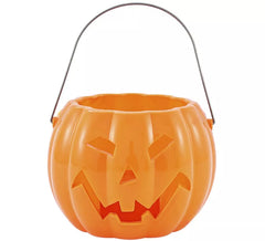 Cubo Luz Calabaza Sensor de 16.5x9x20 cm