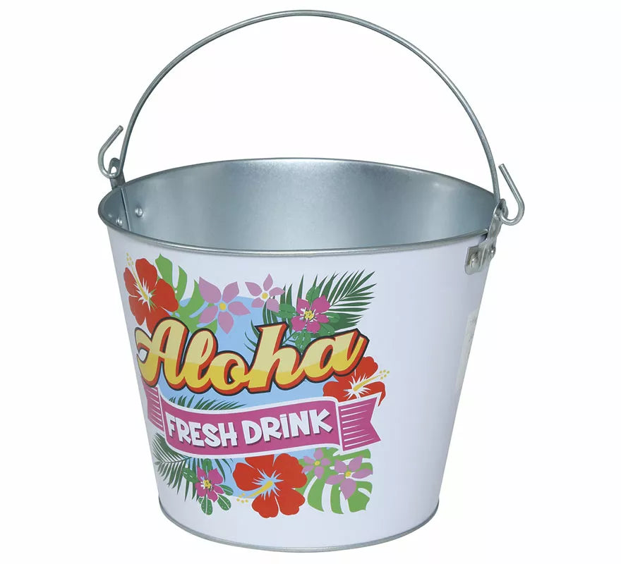Translation missing: es.Cubo Metal Aloha de 19x23 cm