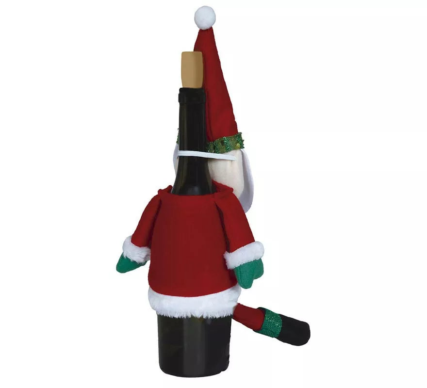Translation missing: es.Cubre Botellas de Papá Noel sentado de 45 cm