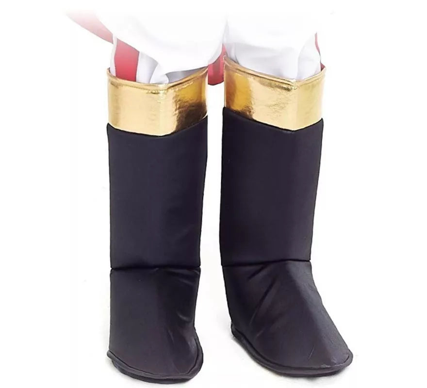 Translation missing: it.Cubrebotas negras con ribete dorado Infantil