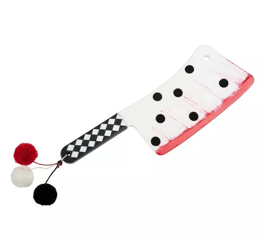 Translation missing: it.Cuchillo de Payaso a cuadros de juguete de 28 cm