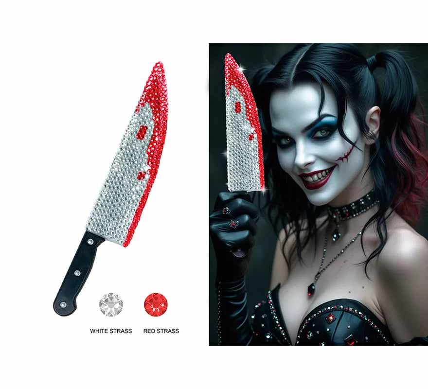 Translation missing: it.Cuchillo Ensangrentado con Brillantes de 38 cm