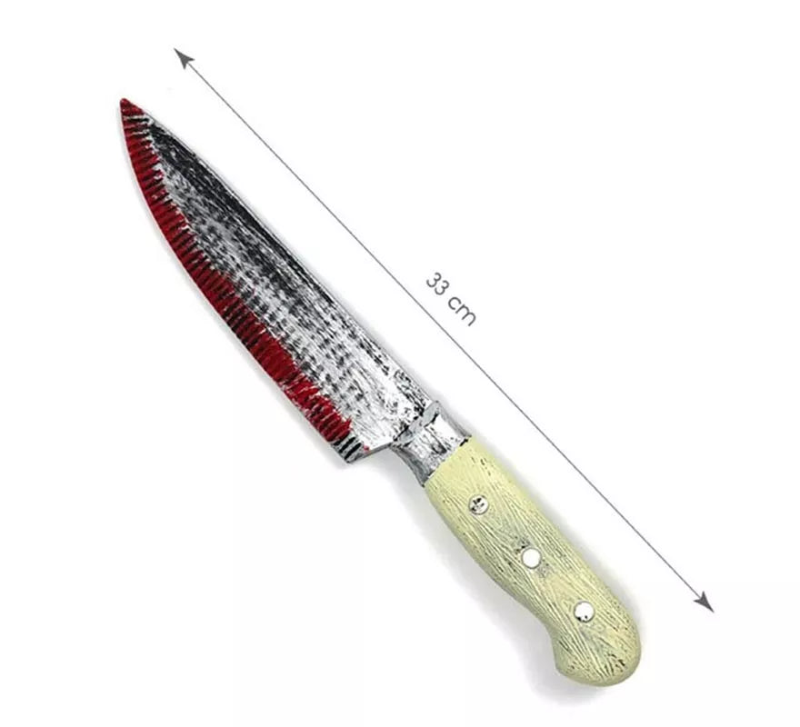 Translation missing: it.Cuchillo Manchado con sangre de 33 cm