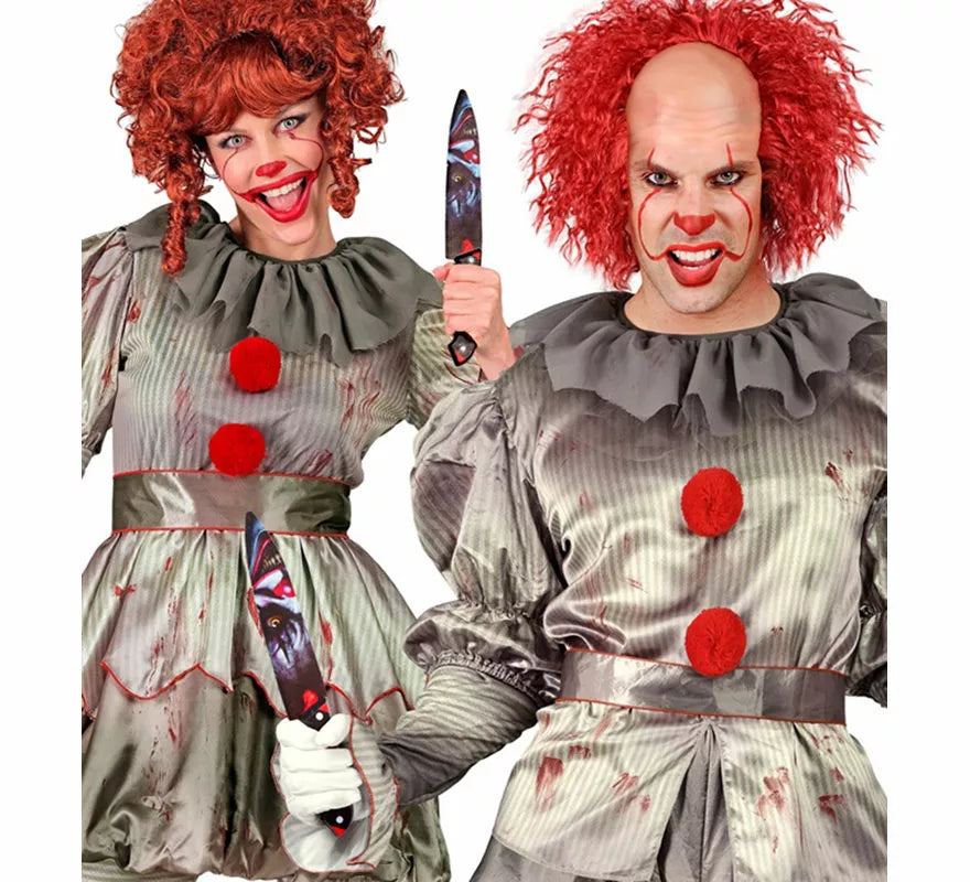 Translation missing: it.Cuchillo Payaso de Terror de 31 cm con diseño en ambas caras