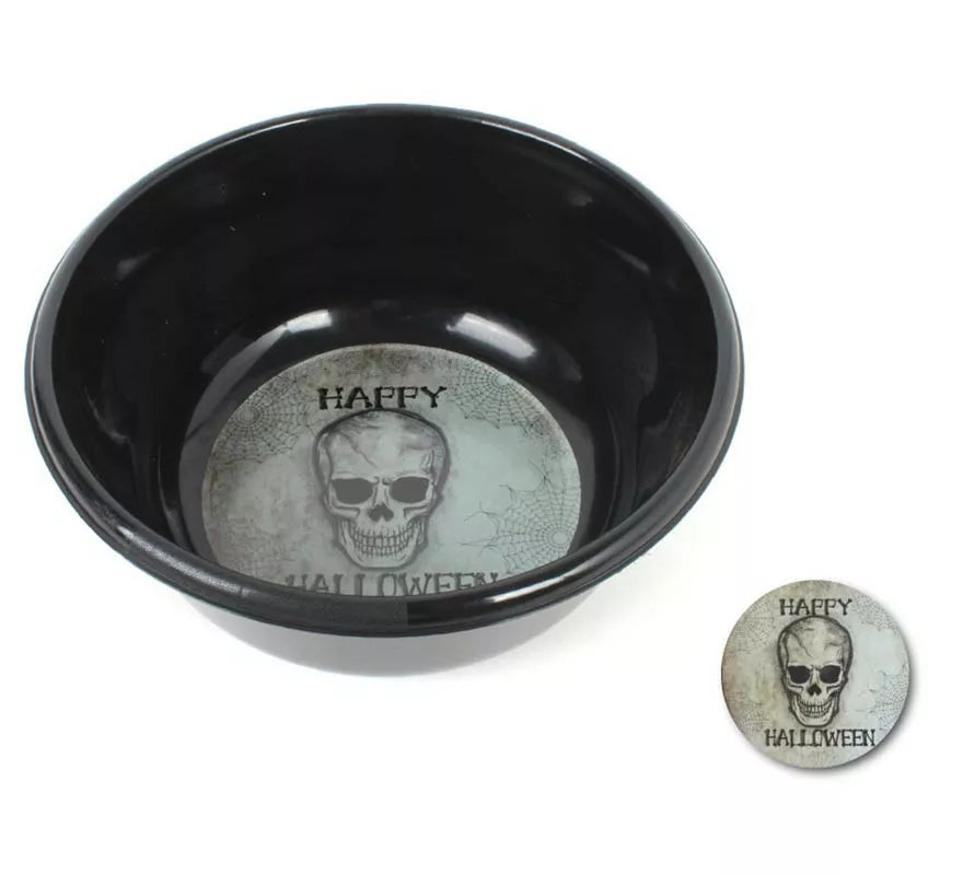 Translation missing: it.Cuenco Calavera negro de 28x7,5 cm