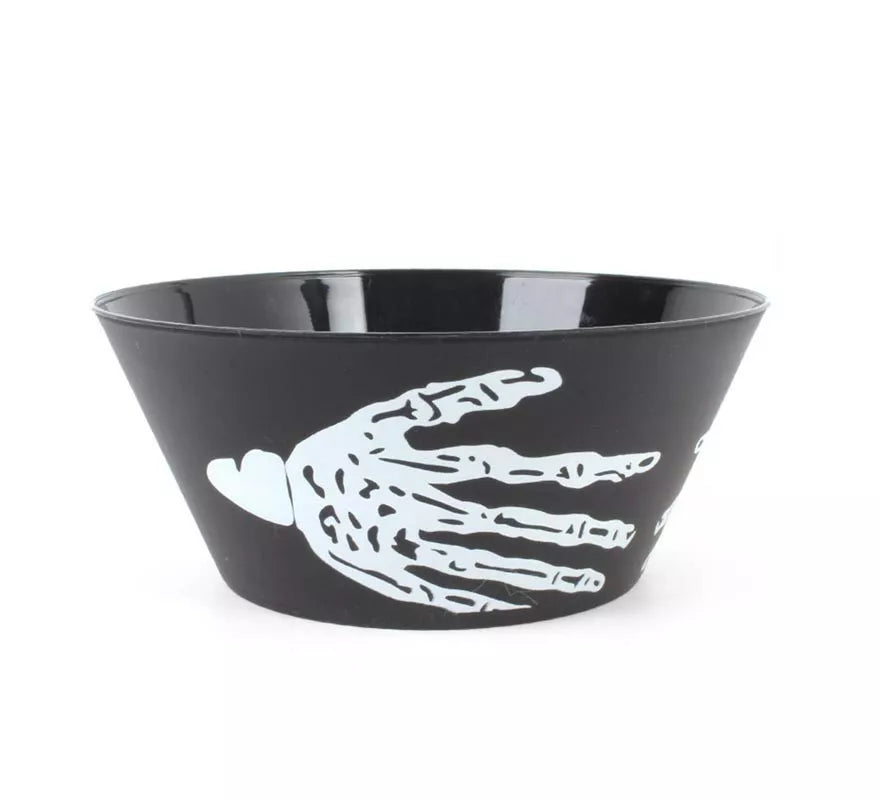 Translation missing: it.Cuenco Mano esqueleto negro de 26x16x11 cm