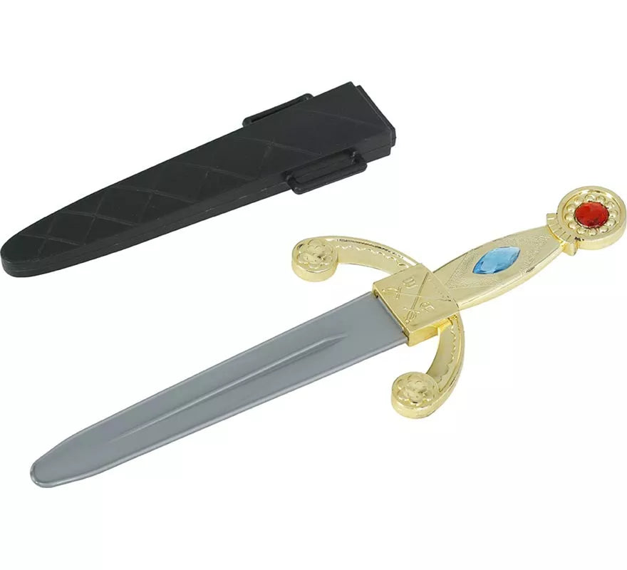 Translation missing: es.Daga Medieval con Funda de 26 cm de Plástico de Juguete