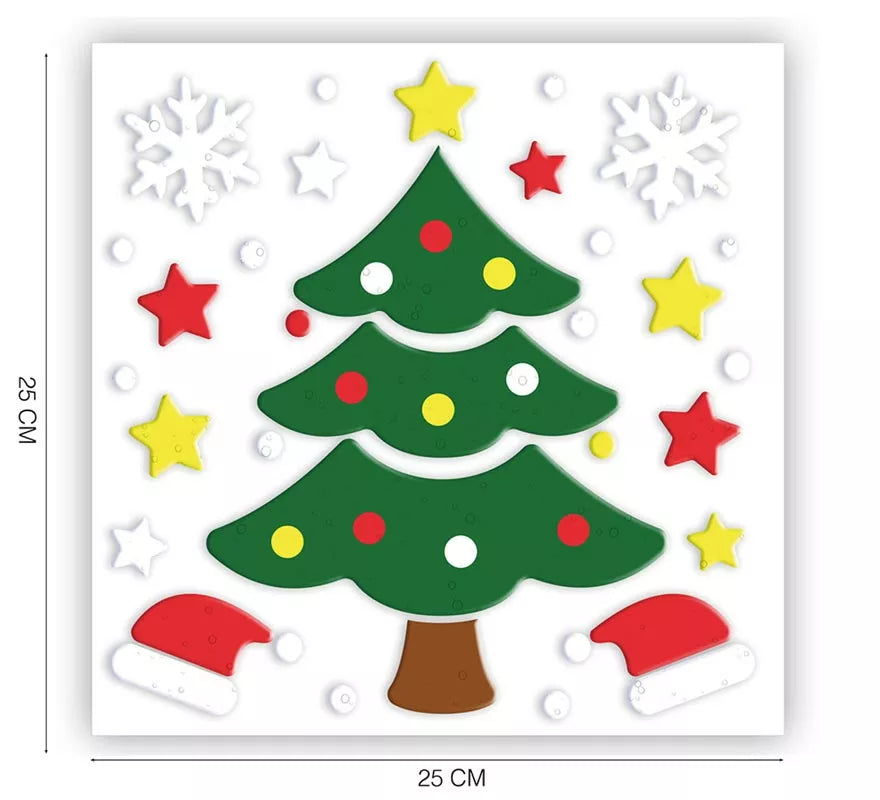 Translation missing: it.Decoración en Gel de Árbol de Navidad de 20x25 cm