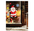 Decoración en Gel de Papá Noel de 20x25 cm