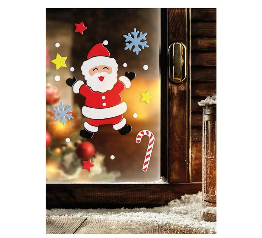 Translation missing: it.Decoración en Gel de Papá Noel de 20x25 cm