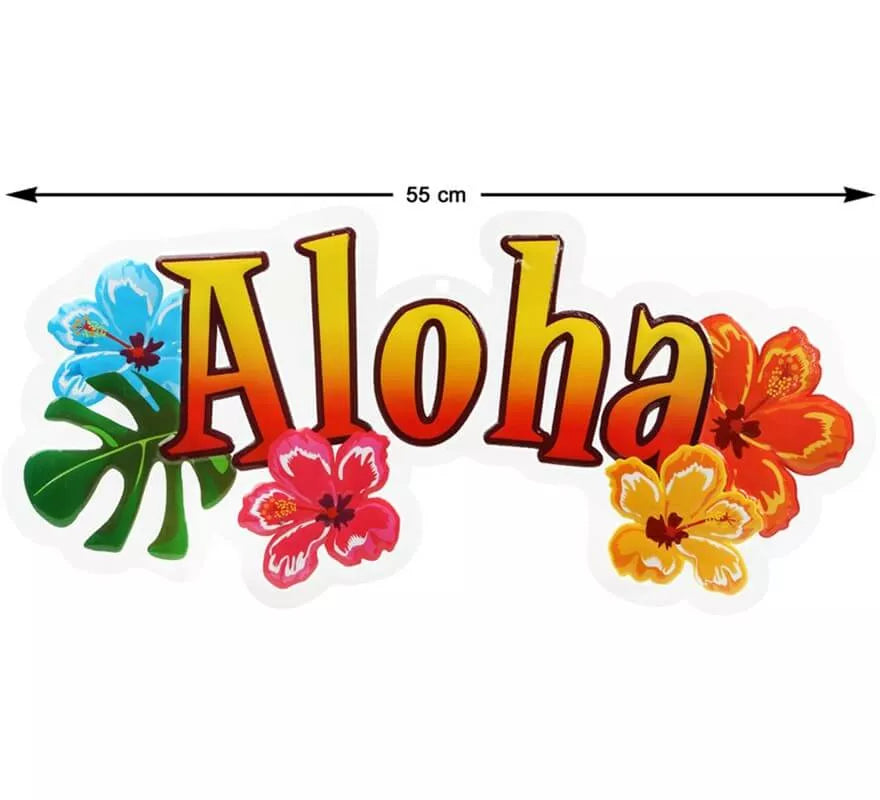 Translation missing: it.Decoración Fiesta Hawaiana (Aloha) 55 cm