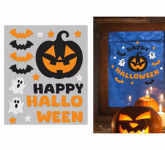 Decorazione in gel Happy Halloween 25x30 cm