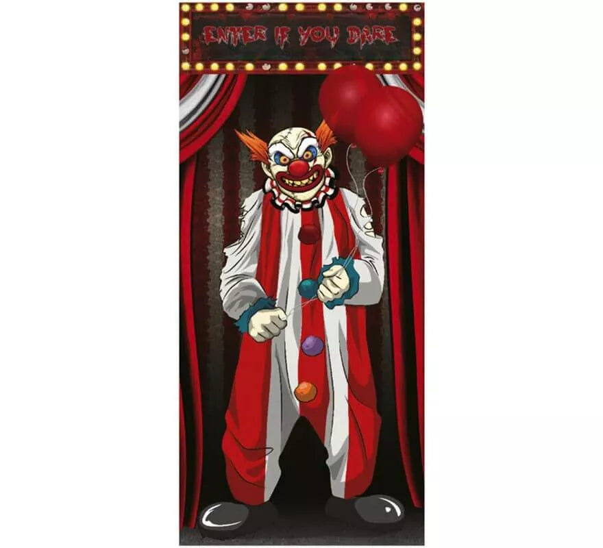 Translation missing: es.Decoración para Puerta Circo Siniestro de 75x150 cm