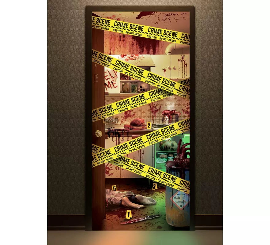Translation missing: it.Decoración para Puerta ''Crime Scene'' de 80x180 cm