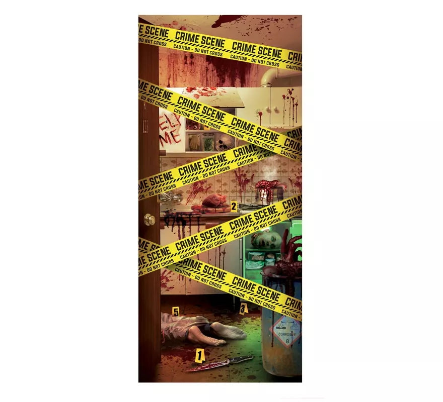 Translation missing: it.Decoración para Puerta ''Crime Scene'' de 80x180 cm