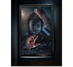 Decorazione per finestra Halloween Killer 80x120 cm