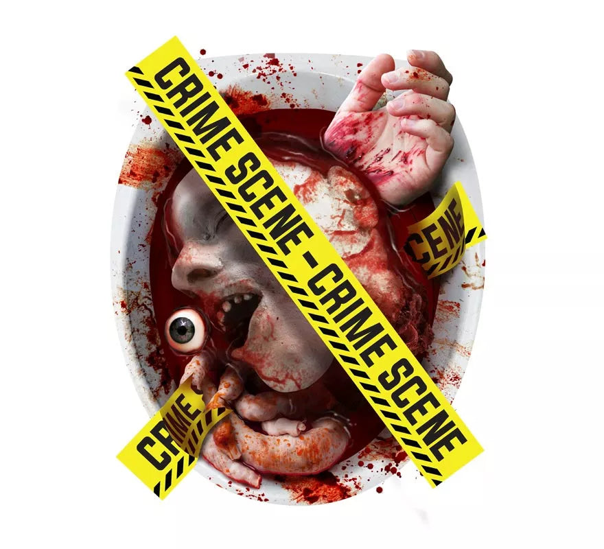 Translation missing: it.Decoración W.C. ''Crime Scene'' de 30x40 cm