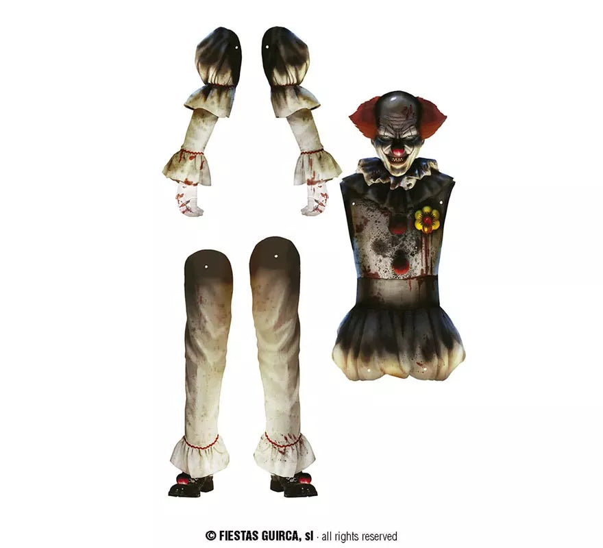 Pegatina de Payaso Tenebroso de 180 cm