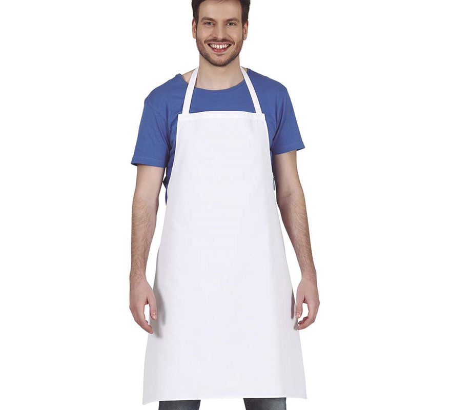 Translation missing: es.Delantal Blanco Cocinero Adulto