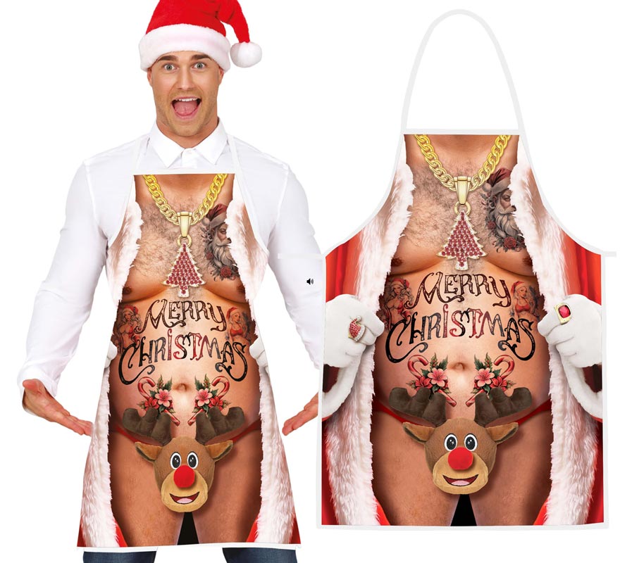 Translation missing: es.Delantal con Reno para Navidad