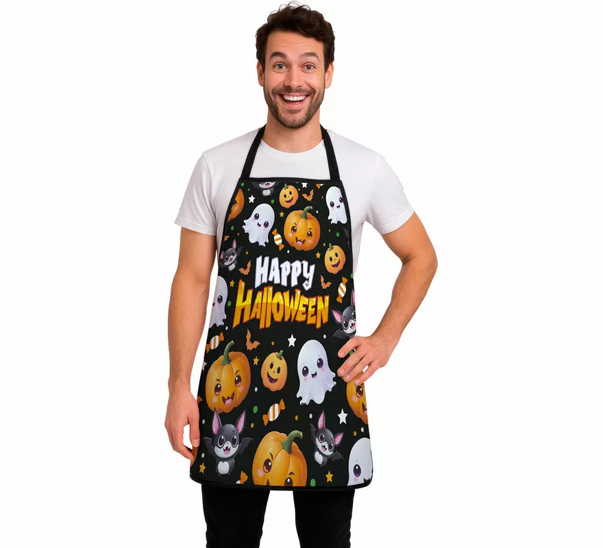 Translation missing: it.Delantal Happy Halloween para adulto