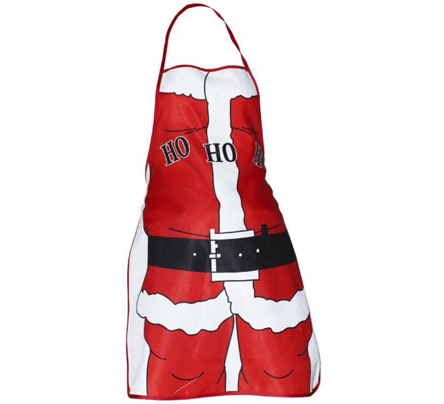Translation missing: es.Delantal para cocinar de Papá Noel Ho Ho Ho para adulto