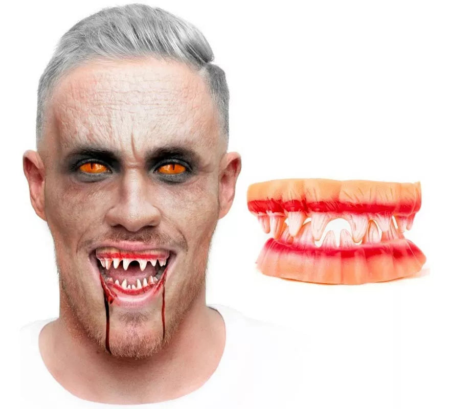 Translation missing: it.Dentadura Doble con Sangre para Vampiros o Zombies