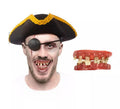 Dentadura Doble FX Desgastada de pirata
