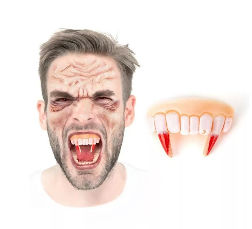 Translation missing: it.Dentadura Vampiro FX con colmillos ensangrentados