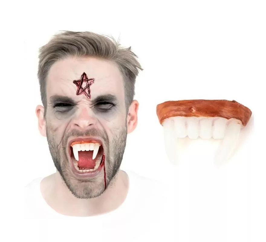 Translation missing: es.Dentadura Vampiro FX con colmillos largos