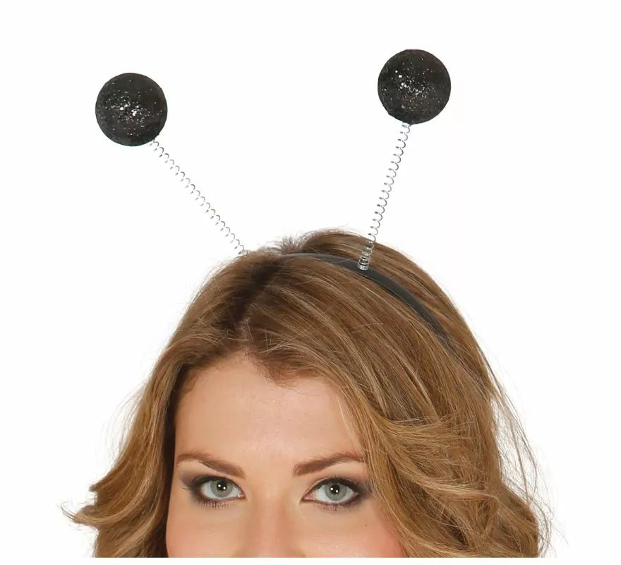 Translation missing: it.Diadema con antenas y bolas escarcha en varios colores