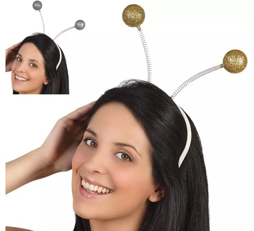 Translation missing: it.Diadema con Antenas y Purpurina en 2 colores surtidos