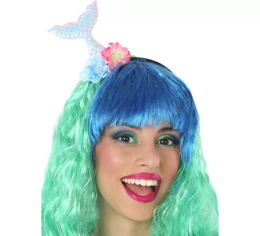 Translation missing: es.Diadema con Cola de Sirena y Flores