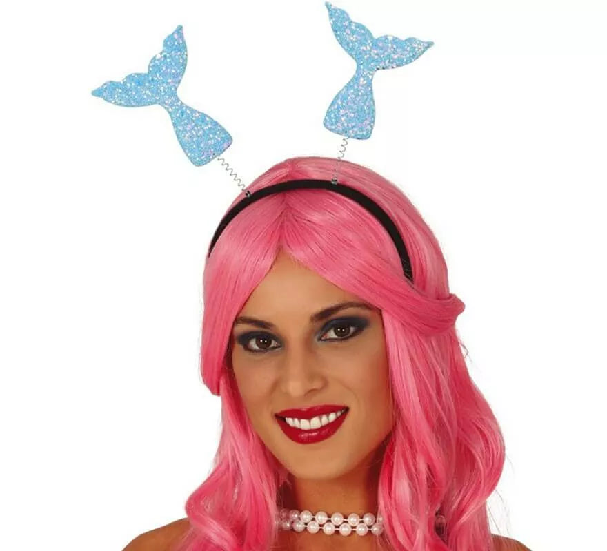 Translation missing: es.Diadema con Colas de Sirena Azul