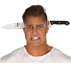 Fascia con coltello e sangue