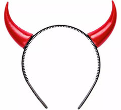 Cerchietto con corna da diavolo in vari colori