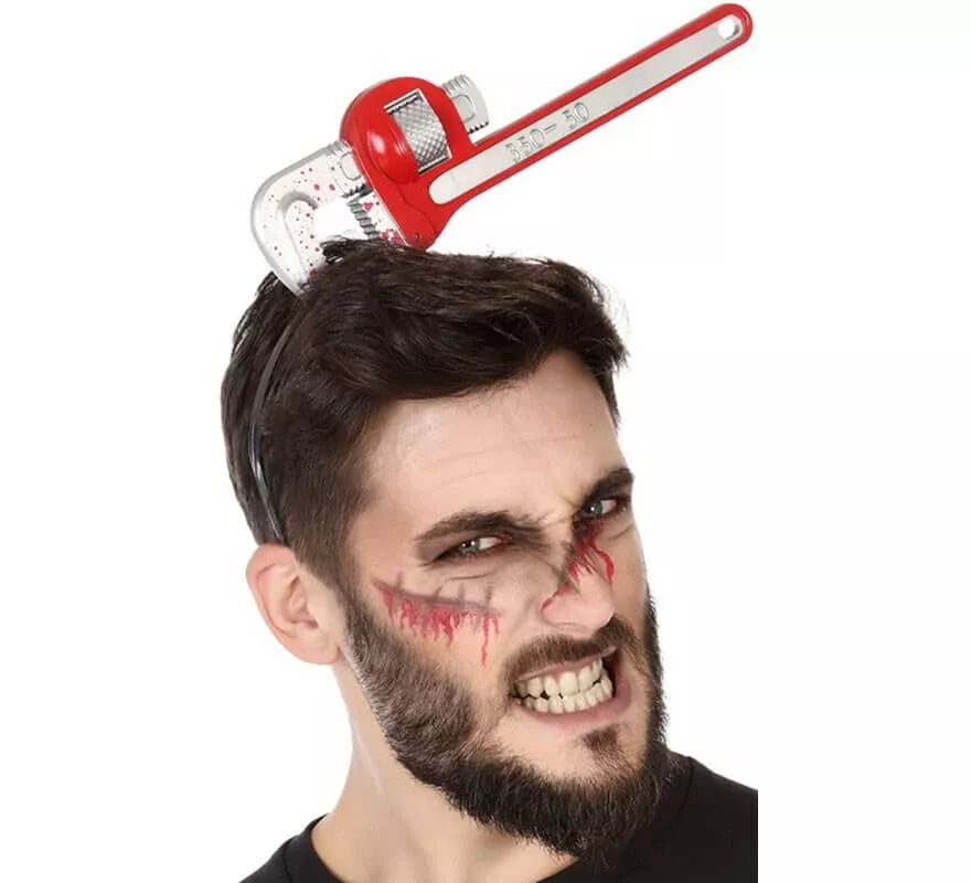 Translation missing: it.Diadema con Llave Inglesa Roja 28 cm