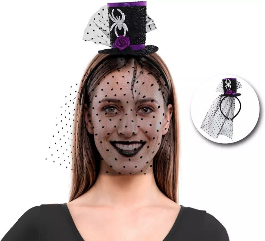 Translation missing: it.Diadema con Mini Sombrero y Velo
